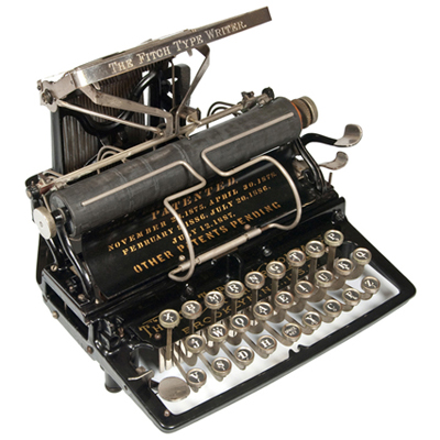 Read more about the article Fitch 1 Typewriter