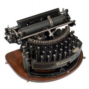 Photograph of the National 1 typewriter, small file.