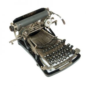Photograph of the Daugherty typewriter, small file (sold).