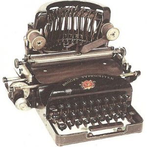 Brooks typewriter