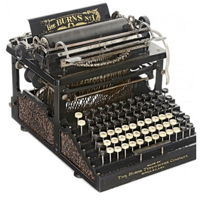 Read more about the article Burns Typewriter