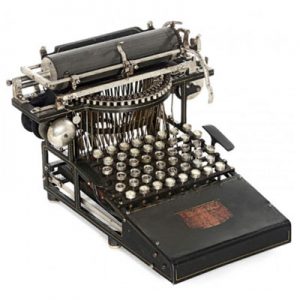 Photograph of the Caligraph 1 typewriter, small file. (wanted)