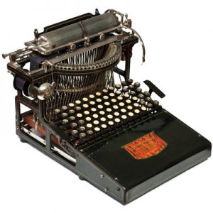 Photograph of the Caligraph 2 typewriter.