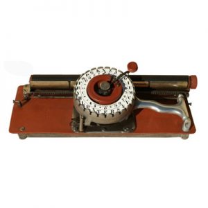 Photograph of the Darling typewriter.
