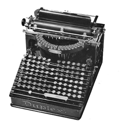 Read more about the article Duplex Typewriter