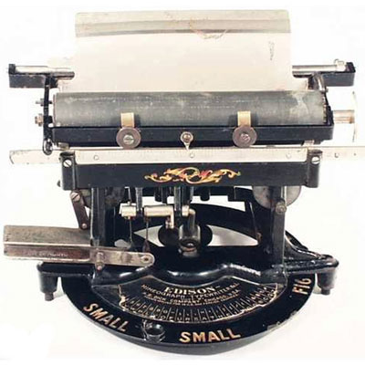 You are currently viewing Edison Typewriter