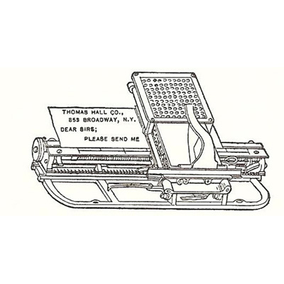 Read more about the article Hall Century Typewriter