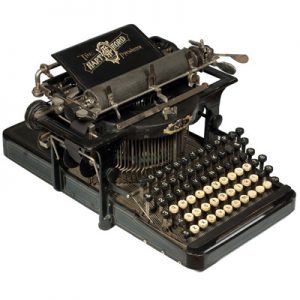 Photograph of the Hartford 2 typewriter.