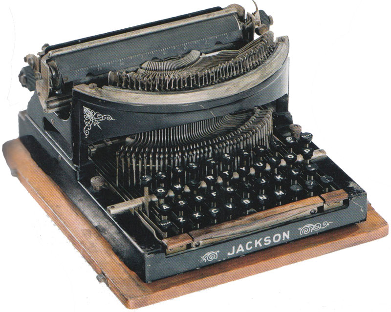 Jackson typewriter