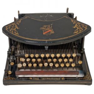 Photograph of the Maskelyne Typewriter.