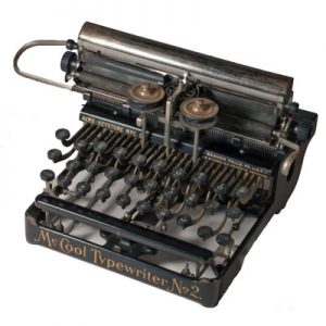 Photograph of the McCool Typewriter.