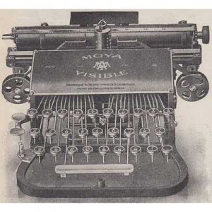 Illustration of the Moya Typewriter.