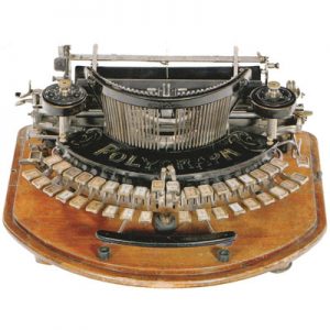 Photograph of the Polygraph Typewriter.
