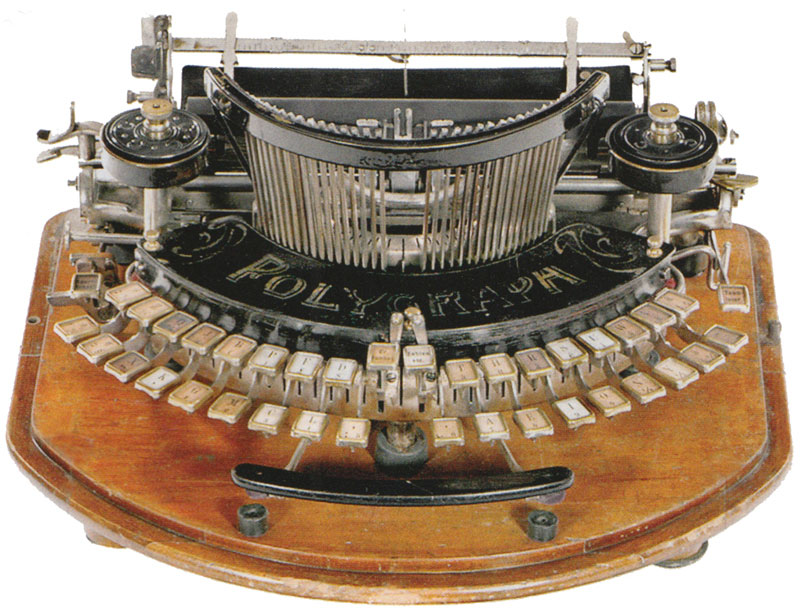 Polygraph typewriter
