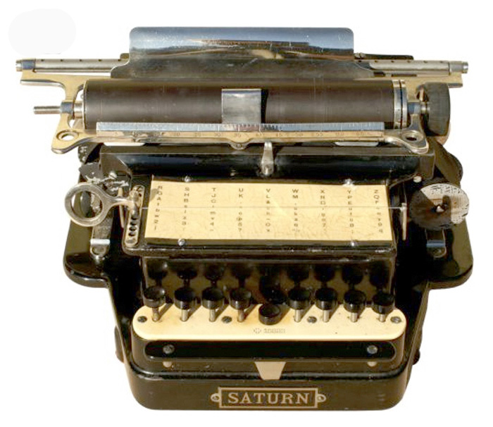 Saturn typewriter