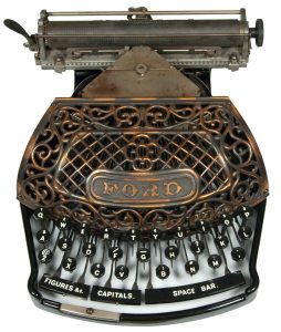 Ford typewriter, large file.