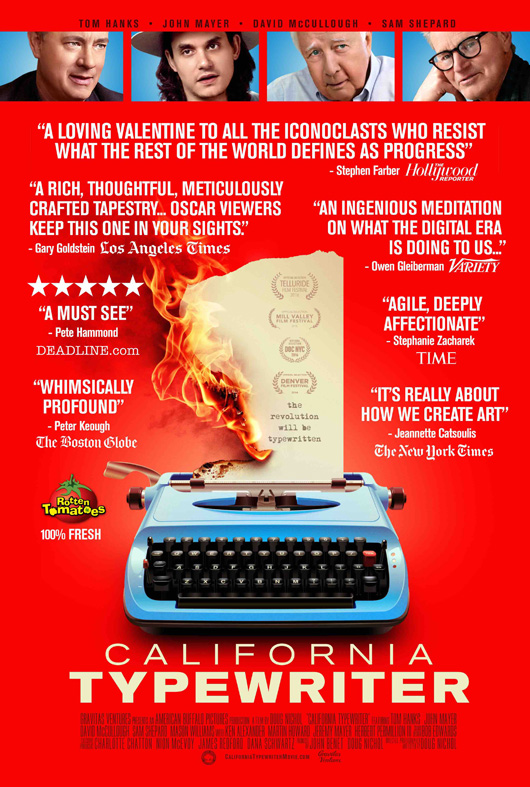 California typewriter movie poster