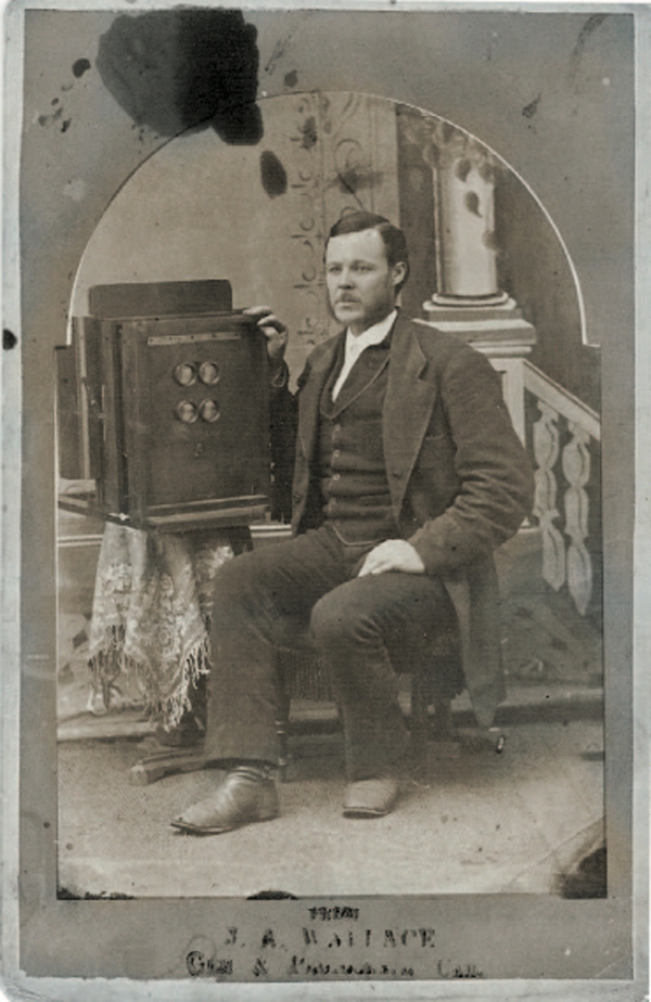 Photo of James Wallace, the inventor of the Alexis typewriter.
