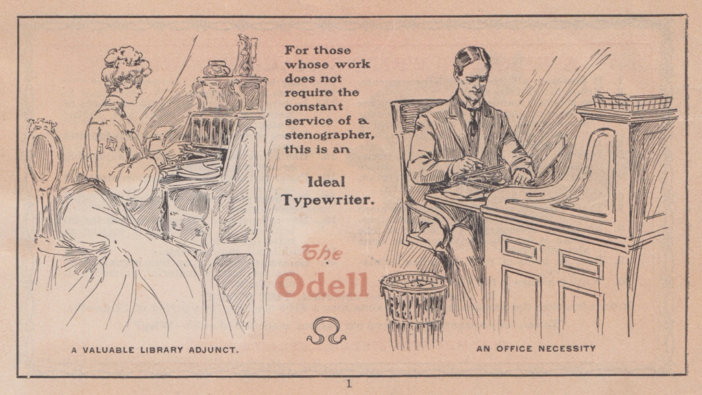 Odell period advertisement, 6.