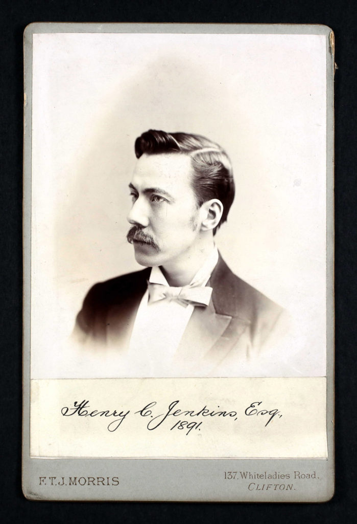 Photo of Henry Charles Jenkins, inventor of the Waverley typewriter.