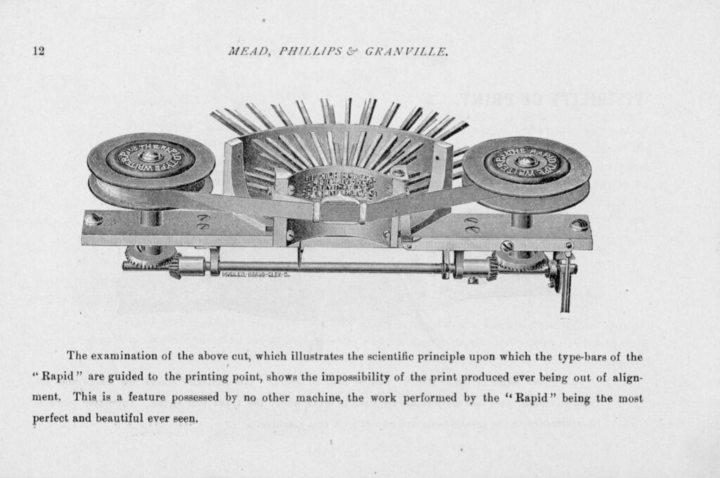 r guide for the Rapid typewriter.