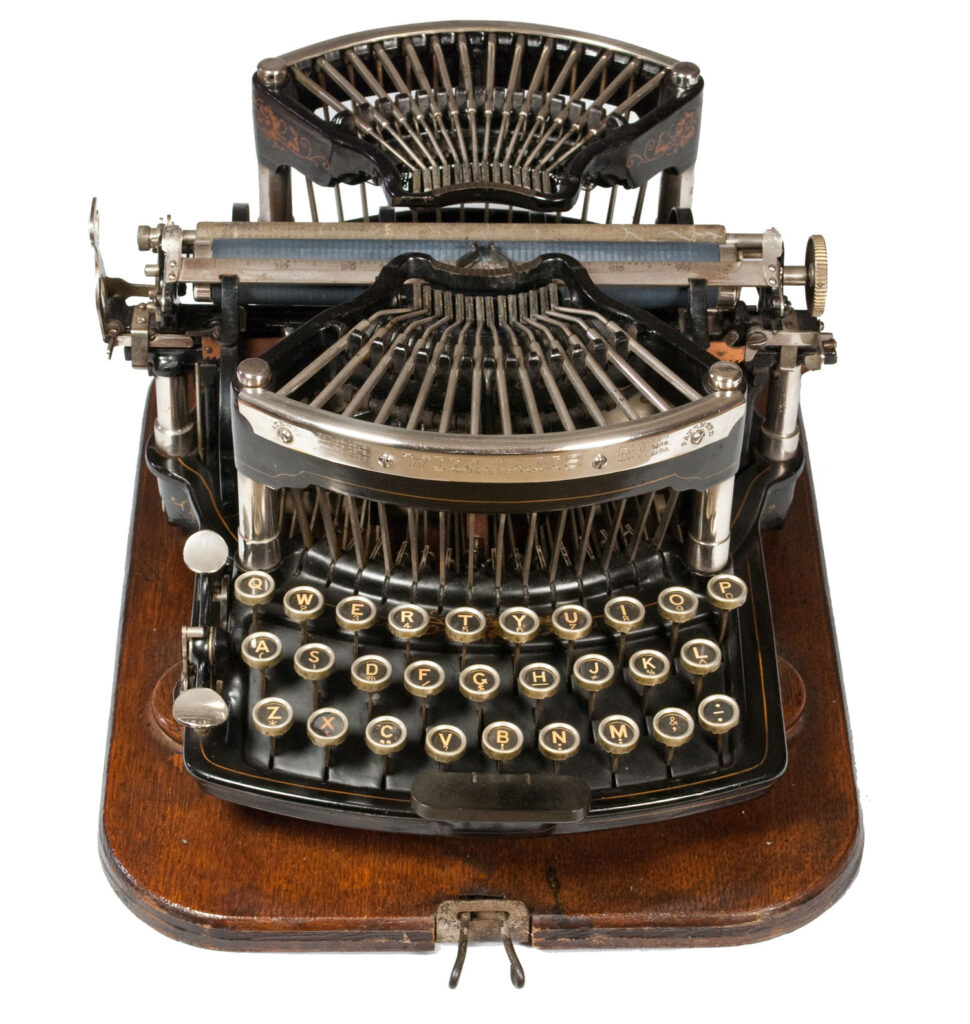 Photograph of the Williams 1 typewriter.