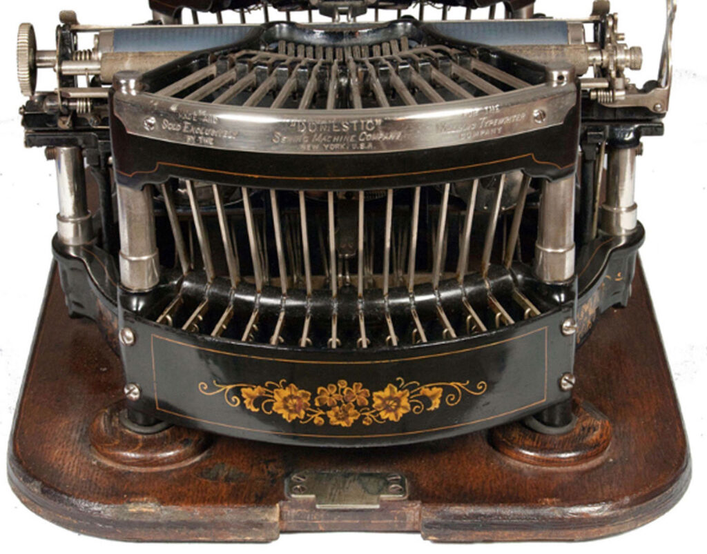 Photograph of the Williams 1 typewriter.