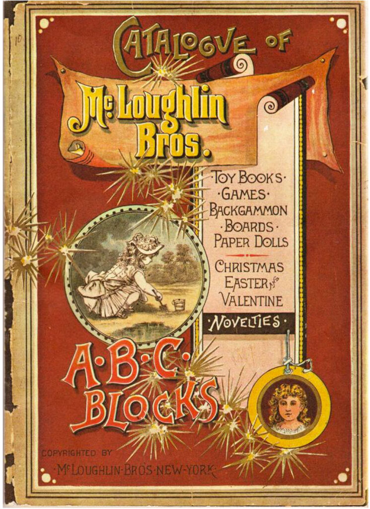 Cover of the McLoughlin Brother's general catalogue circa 1890.