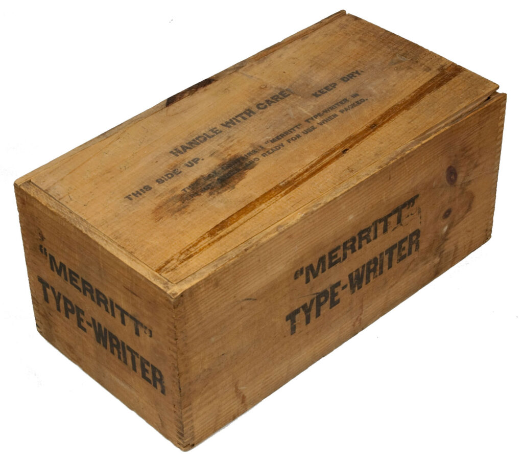 Merritt typewriter shipping case