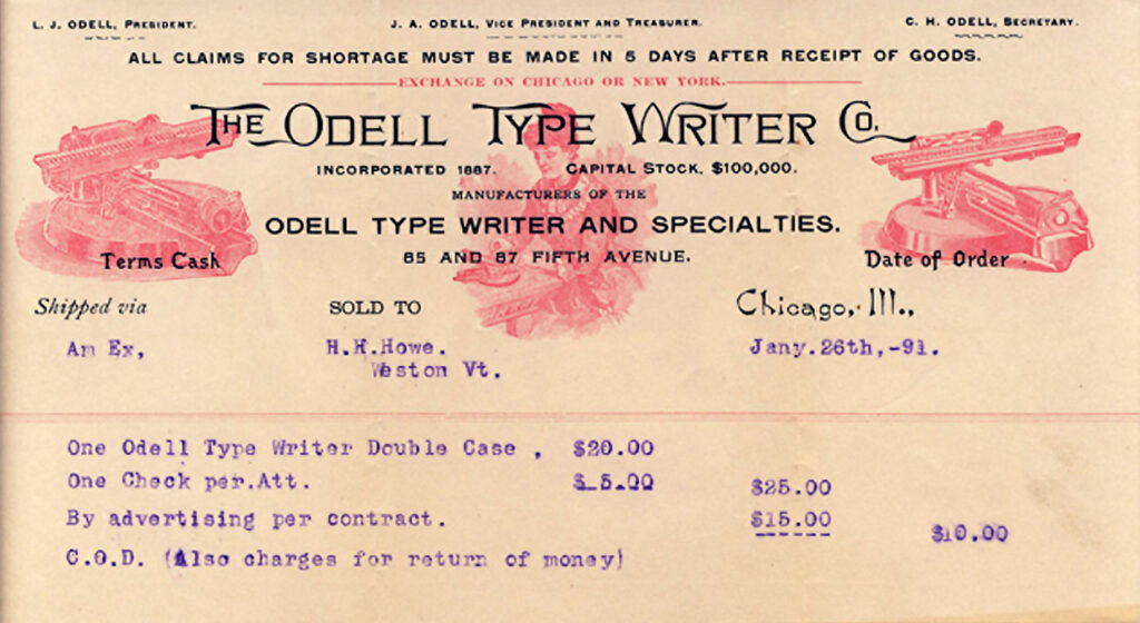 Odell 1 period letterhead.