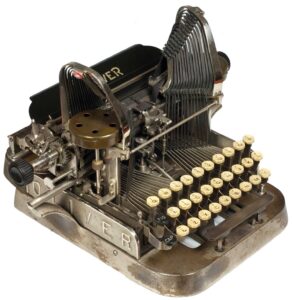 Photograph of the Oliver 2 typewriter.
