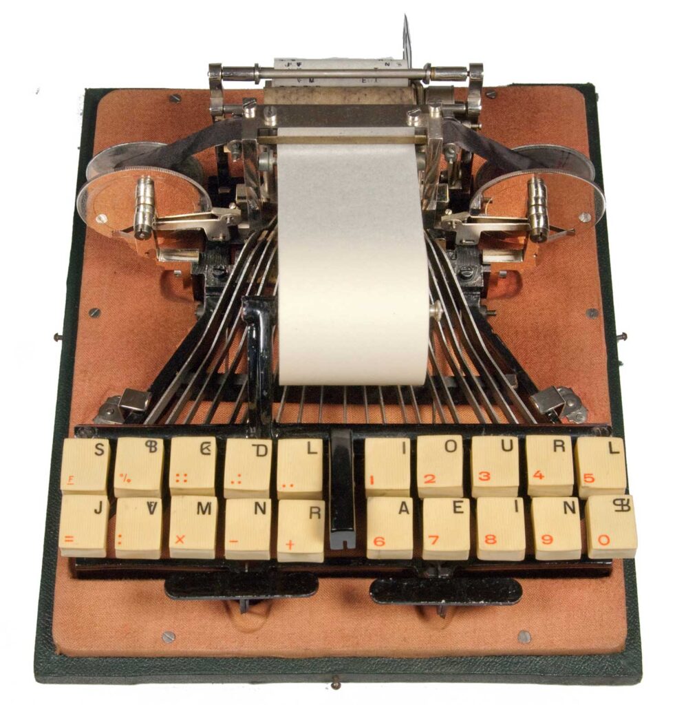 Stenophile shorthand typewriter.