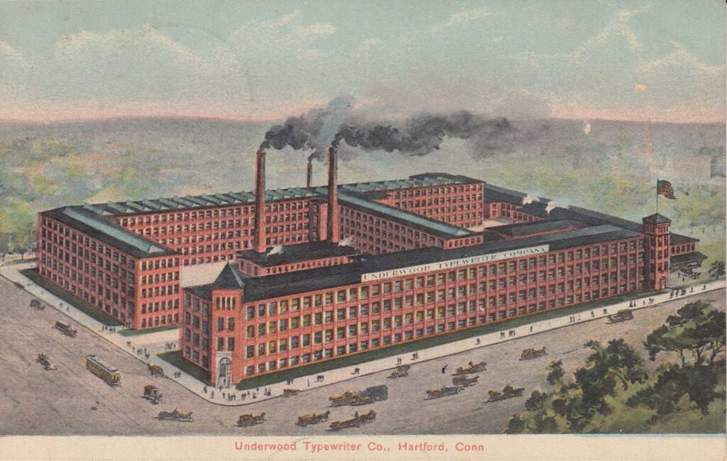 Underwood factory post card.