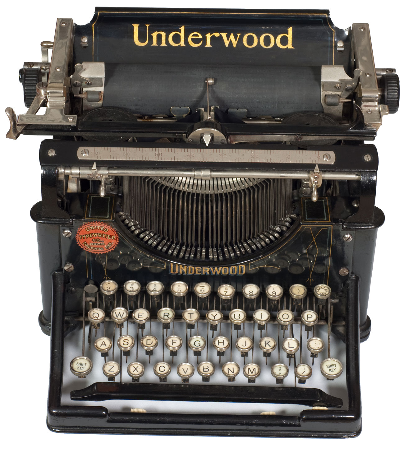 Underwood 1 Typewriter - Antique Typewriters