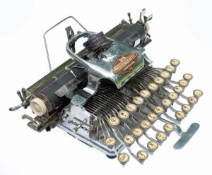 Picture of the Blickensderfer 6 typewriter.