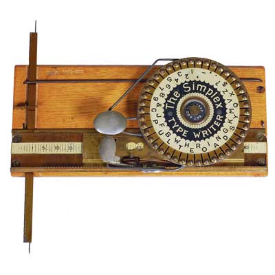 Read more about the article Simplex 1 Typewriter