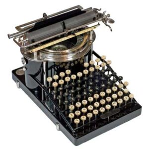 Photograph of the Yost 1 typewriter.