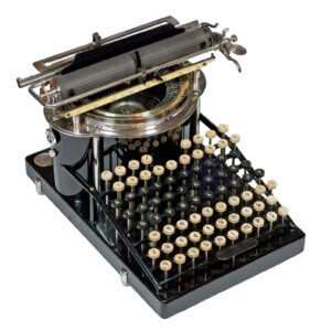 Photograph of the Yost 1 typewriter.